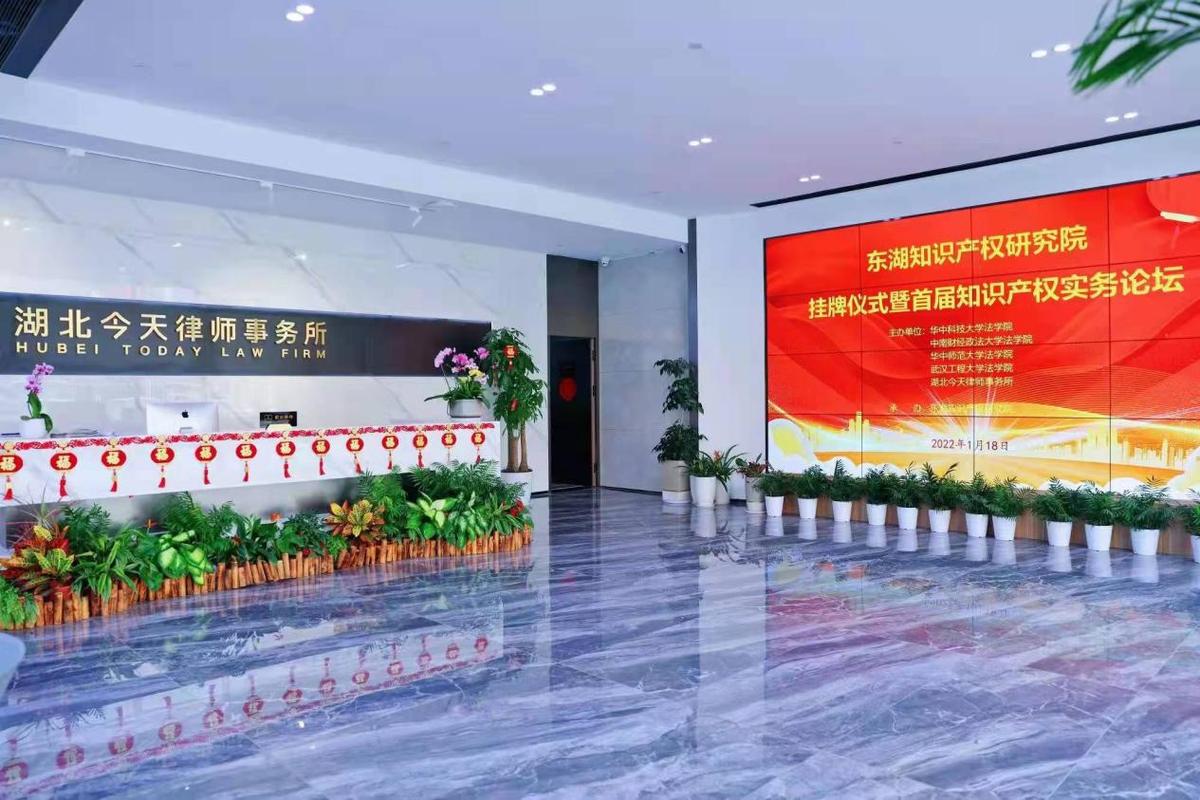 东湖知识产权研究院成立暨首届知识产权实务论坛在汉举行